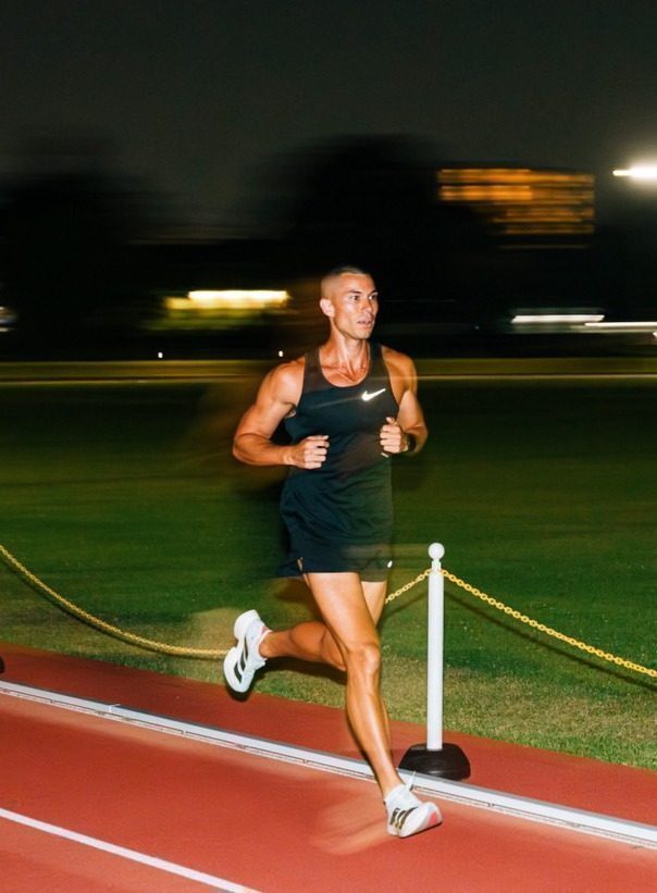 Alex Schubach track work, photographed by Rio Kimura